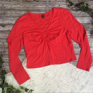 4/$20 WILD FABLE Plus Size Long Sleeve Crop Top 1X